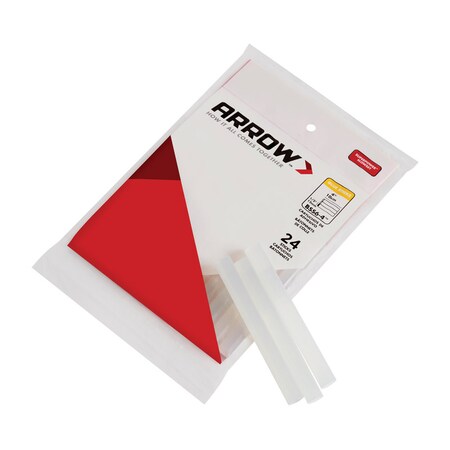 Arrow Fastener Arrow 0.5 in. D X 4 in. L Glue Sticks Clear 24 pk BSS6-4